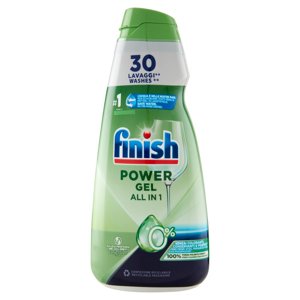 Finish Power Gel 0% gel lavastoviglie 30 lavaggi 600 ml