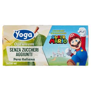 Yoga Optimum Senza Zuccheri Aggiunti* Pera Italiana 3 x 200 ml