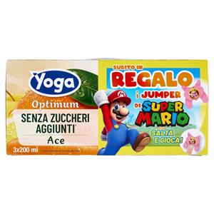 Yoga Optimum Senza Zuccheri Aggiunti* Ace 3 x 200 m