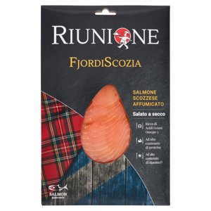 Riunione FjordiScozia Salmone Scozzese Affumicato 100 g