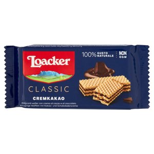 Wafer Loacker Cremkakao con crema al cacao e cioccolato 45gx5