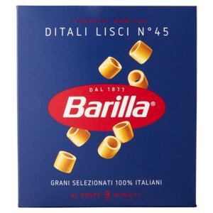 Barilla Pasta Ditali Lisci n.45 100% Grano Italiano 500g