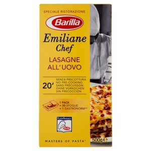 Barilla Emiliane Lasagne all'uovo 500g