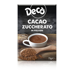 Cacao In Polvere  Zuccherato  Gr 75 
