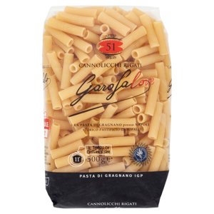 Garofalo Cannolicchi Rigati 51 Pasta di Gragnano IGP 500 g