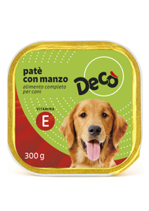 Patè Con Manzo Per Cani Gr 300