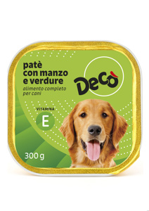 Patè Con Manzo E Verdure Per Cani Gr 300