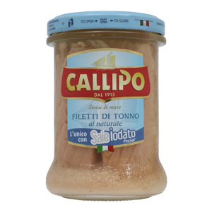 Callipo Filetti Di Tonno Al Naturale In Vetro Gr 200