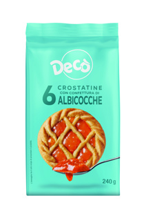 Crostatina Albicocca 6 Pezzi Gr 240