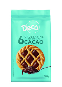 Crostatina Cacao 6 Pezzi Gr 240