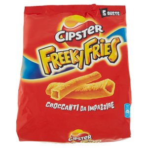 Cipster Freeky Fries Bastoncini di Patate Multipack 5 Bustine - 125g