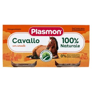 Plasmon Omogeneizzato Cavallo con cereale 2 x 80 g