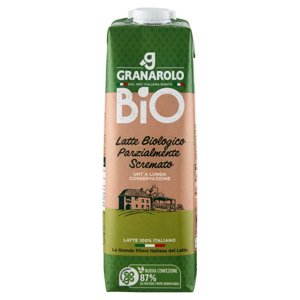 Granarolo Bio Latte Biologico Parzialmente Scremato UHT a Lunga Conservazione 1 L