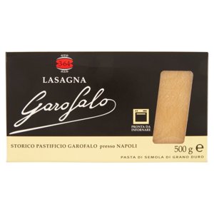 Garofalo Lasagna 3-64 Pasta di Semola di Grano Duro 500 g