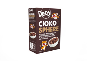 Cioko Sphere  Palline Di Cereali   Al Cioccolato Al Latte  Gr 375 