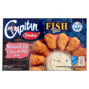Capitan Findus Fish Bar Nuggets di Salmone Rosa 220 g