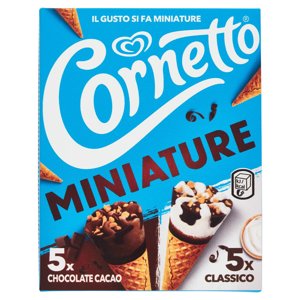 Cornetto Algida Miniature 5x Chocolate Cacao 5x Classico 10 x 19 g