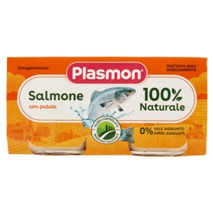 Plasmon Omogeneizzato Salmone con patate 2 x 80 g