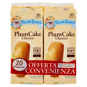 Mulino Bianco PlumCake Merenda con Yogurt Italiano 20 pezzi 660 g