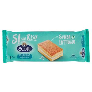 Riso Scotti Si con Riso Senza Lattosio Merendina con farina di riso 8 x 25 g