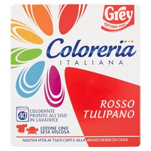 Grey Coloreria italiana rosso tulipano