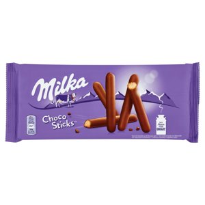 Milka Choco Sticks, biscotti sticks ricoperti di cioccolato al latte Milka - 112g