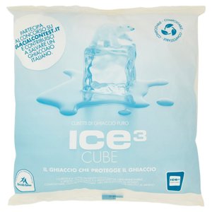 ice cube Ice³ Cube Cubetti di Ghiaccio Puro 1,25 Kg