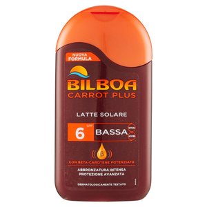 Bilboa Carrot Plus Latte Solare SPF 6 Bassa 200 ml