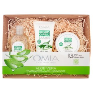 Omia Laboratoires Aloe Vera Trattamento Capelli Idratante Fisio Shampoo + Balsamo + Maschera