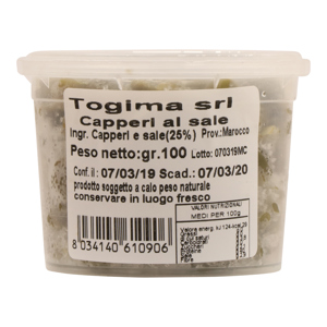 TOGIMA CAPPERI CAL.7 BICCH.100