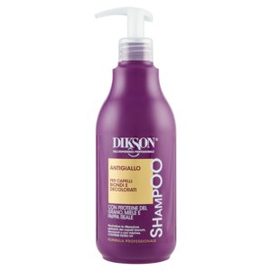 Dikson Shampoo Antigiallo per Capelli Biondi e Decolorati 500 ml