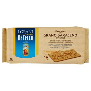 De Cecco I Grani Crackers con Grano Saraceno Integrale 250 g