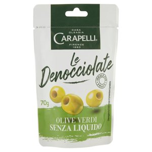 Carapelli le Denocciolate Olive Verdi Senza Liquido 70 g