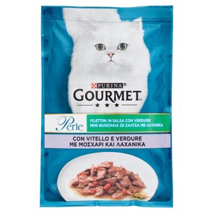 PURINA GOURMET Perle Filettini in Salsa con Verdure con Vitello e Verdure 85 g