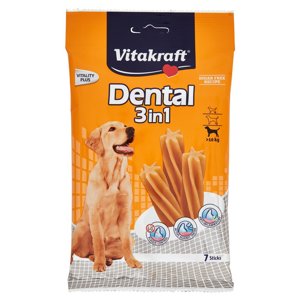 Vitakraft Dental 3in1 >10kg 7 Sticks 180 g