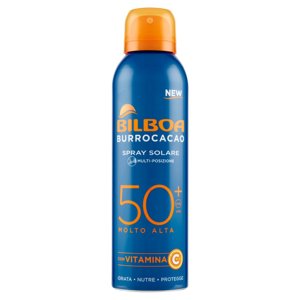 Bilboa Burrocacao Spray Solare 50+ Molto Alta 150 ml