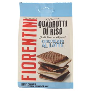 Fiorentini i Croccanti Quadrotti di Riso Cioccolato al Latte 80 g