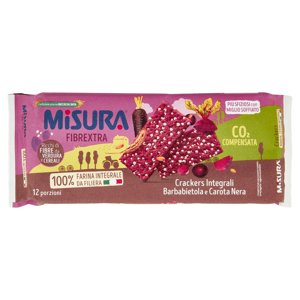 Misura Fibrextra Crackers Integrali Barbabietola e Carota Nera 385 g