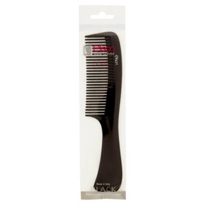 elison Hair Stylist Professional Hair Comb Pettine pro scioglinodi con manico Black