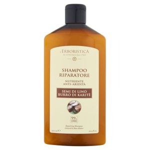 L'Erboristica Shampoo Riparatore Semi di Lino Burro di Karitè 300 ml