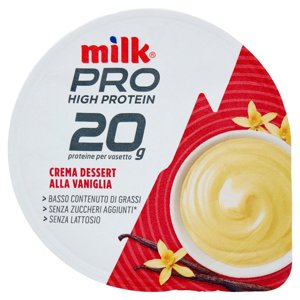 Milk Pro High Protein 20g Crema Dessert alla Vaniglia 200 g