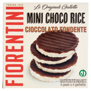 Fiorentini le Originali Gallette Mini Choco Rice Cioccolato Fondente 4 x 16 g