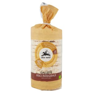 alce nero Gallette Riso Integrale 100 g