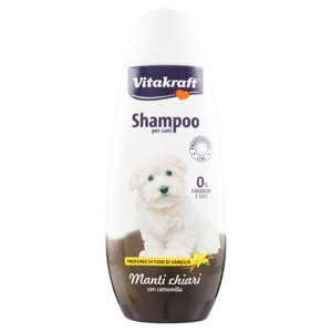 Vitakraft Shampoo per cani Manti chiari con camomilla 250 ml