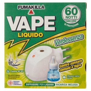 VAPE Elettroemanatore Liquido Verdessenza + Ricarica 30 ml