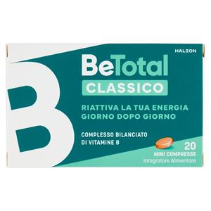 BeTotal Vitamina B, B6  Integratore per Riattivare l' Energia e Ridurre la Stanchezza 20 cpr 7,2 g