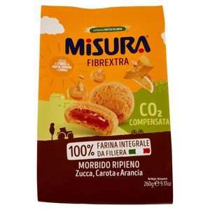 Misura Fibrextra Morbido Ripieno Zucca, Carota e Arancia 260 g