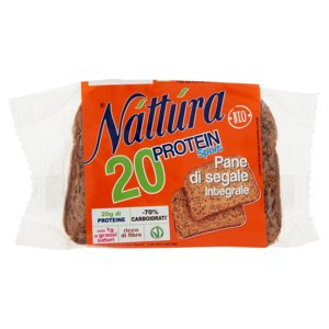 Náttúra 20 Protein Sport Pane di segale Integrale Bio 250 g