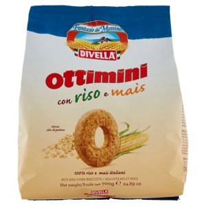 Divella Fantasie del Mattino Ottimini con riso e mais 700 g