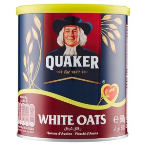 Quaker White Oats Fiocchi d'Avena 500 g
